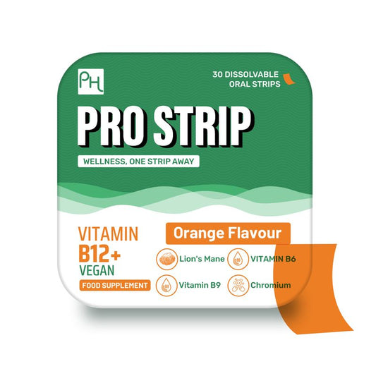 PROSTRIP®️ Vitamin B12+ 1500mcg – 30 Oral Vegan Strips – No water needed – High Absorption