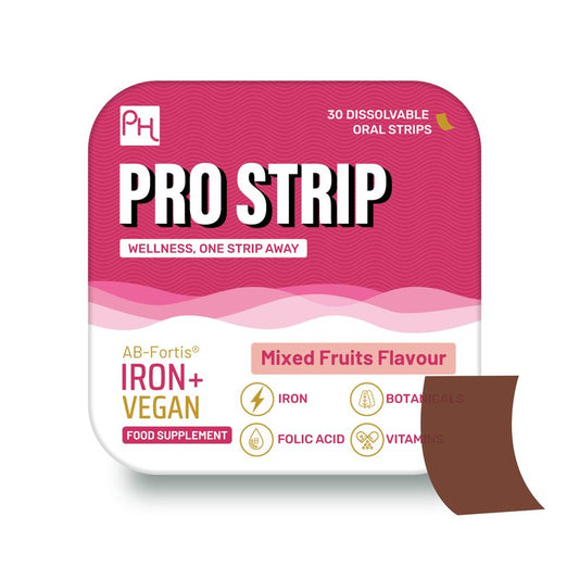 PROSTRIP IRON+ AB-Fortis® 14mg – 30 Oral Vegan Strips