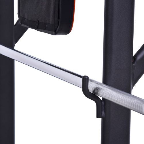 Multifunction Home Workout Station Tower Steel Frame Bench Bars Ropes HOMCOM